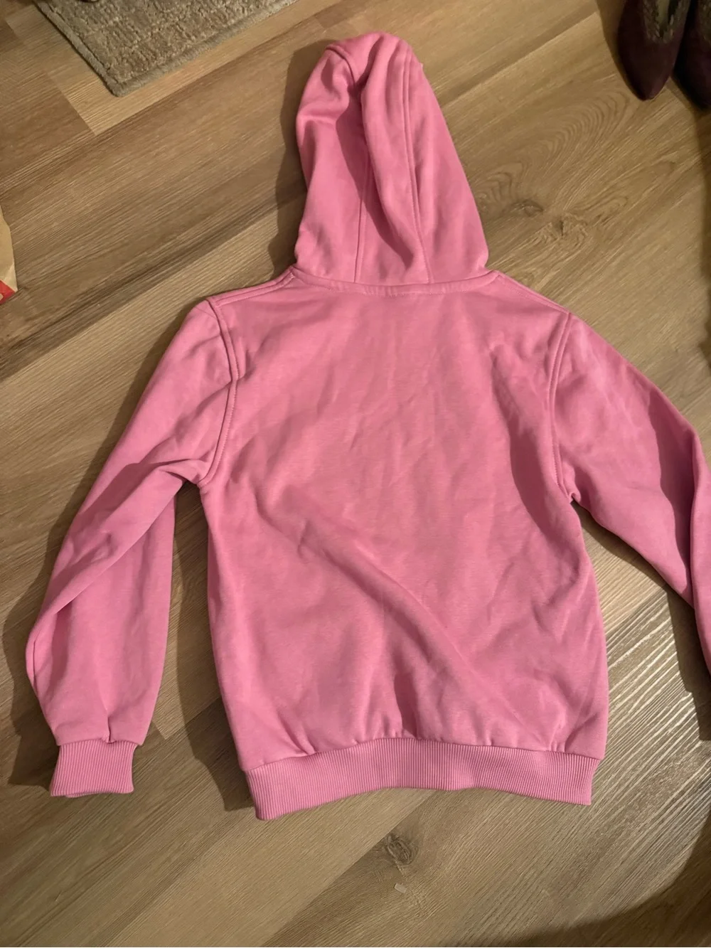 Nike Girl’s Pink Pullover Hoodie with White Logo